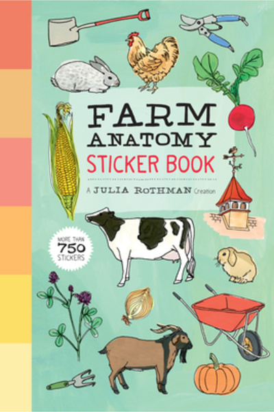 Storey Pub Carte cu stickere de Anatomia Fermei: O creație a Juliei Rothman; ...