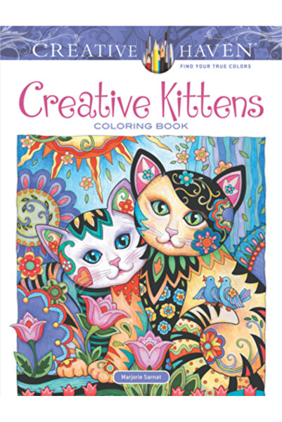 Dover Pubn Inc Carte de colorat Creative Haven cu pisoi creativi