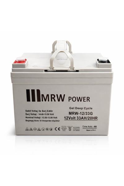 Mrw Power 12V 33 AH JEL AKÜ ENGELLİ ARAÇLARA UYUMLU