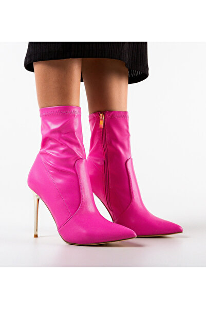 BENOTTİ Ghete de damă până la gleznă Rikesh Pink