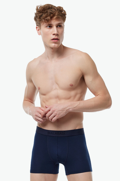Malabadi Men's Navy Blue Extra Soft Micro Modal Boxer 914