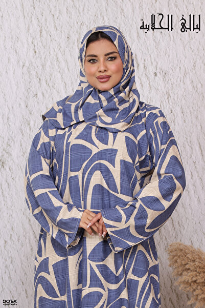 Lyaly aljlabyh "Jewels of Heritage" prayer abaya for women with exclusive roy...