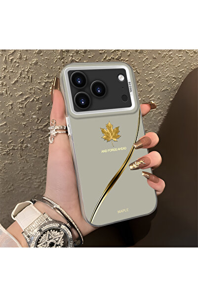 Hontinga iPhone 17 Pro Compatible Silicone Edge Hard Back Anti-Fall Phone Cas...