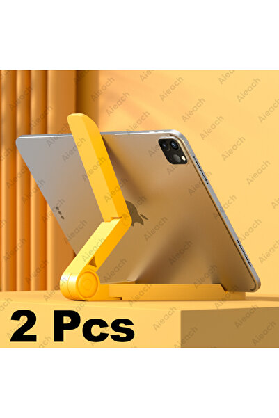 Choice9 Yellow-2 Pcs Desktops Stand For Tablet 4.7 to 12.9 inch , Adjustable ...