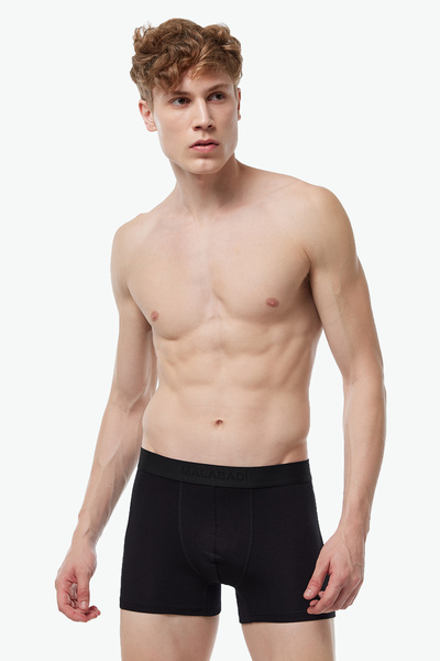 Malabadi Men's Black Extra Soft Micro Modal Boxer 914