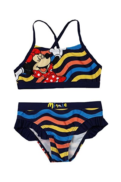 Minnie Mouse Costum de baie din 2 piese, 82% poliester, Minnie Mouse, bleumarin