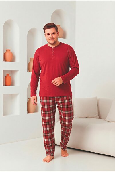 FORMO Men's 100% Natural Cotton Plaid Piece Long Sleeve Buttoned High Quality...