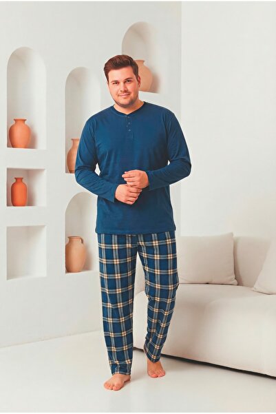 FORMO Men's 100% Natural Cotton Plaid Piece Long Sleeve Buttoned High Quality...