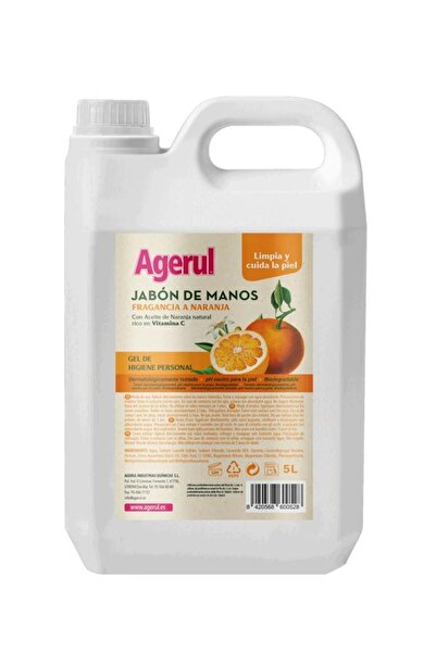 Agerul Sapun lichid cu portocale si vitamina C, Orange, 5 L