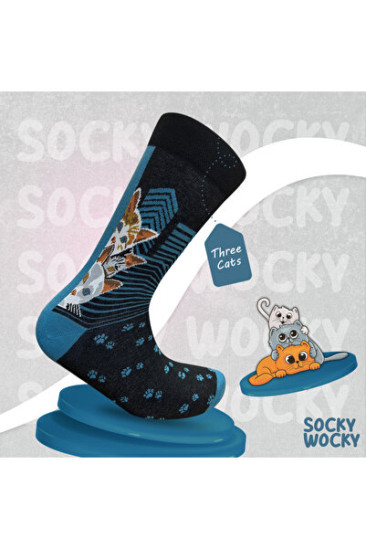 Socky Wocky Unisex Cotton socks with Printed