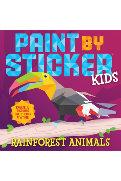 Workman Pr Pictură cu autocolante pentru copii: Animale din pădurea tropicală