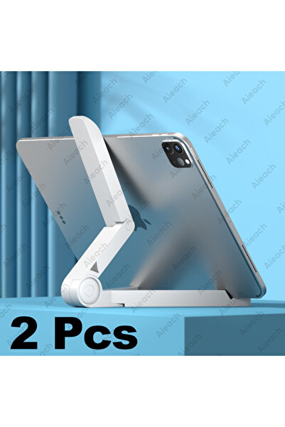 Choice10 White-2 Pcs Desktops Stand For Tablet 4.7 to 12.9 inch , Adjustable ...