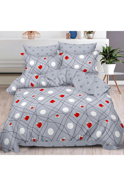 OEM Duvet Cover Set for double bed 2 people, 6 pieces, JHN, Finet, DREAM-2358