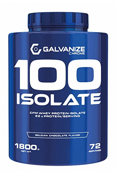 Galvanize Nutrition 100 Isolate Protein 72 Servings Belgian Chocolate