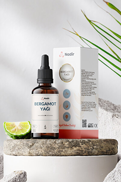 Nadir Kimya Bergamot Yağı 50 ml – %100 Doğal – Uçucu (Esansiyel) Yağ – Aromaterapi & Cilt Bakımı