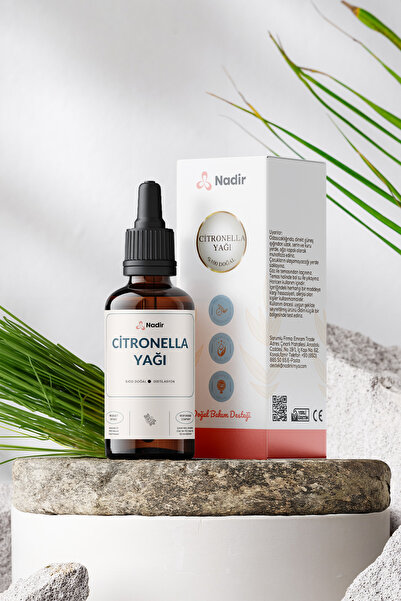 Nadir Kimya Citronella Yağı 100 ml – %100 Doğal – Uçucu (Esansiyel) Yağ – Kozmetik & Aromaterapi