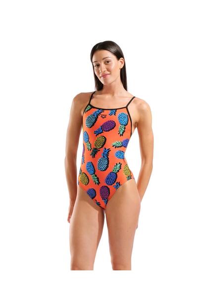 ARENA Pineapples Swimsuit Tie Back Women's Swimsuit