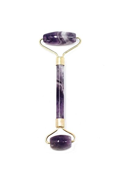 AW Gifts Stone-Embellished Facial Roller - Amethyst
