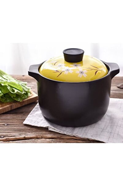 OEM Oala din material ceramic cu capac, rezistenta la temperaturi inalte, 4.5...