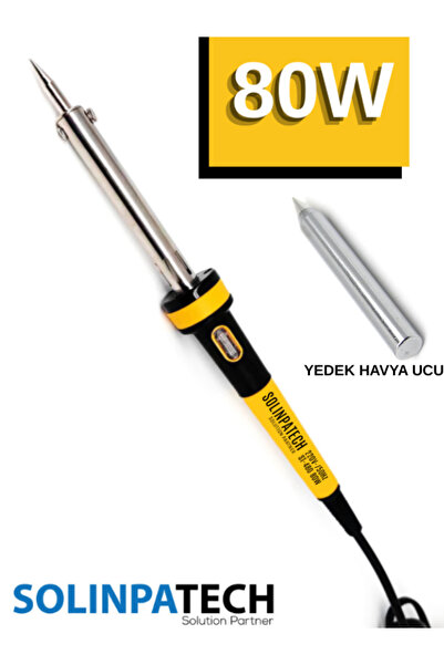 SolinpaTech 80w Lehim Makinesi Seti -Yüksek Isı Gücüne Sahip Kalem Havya Ve Y...