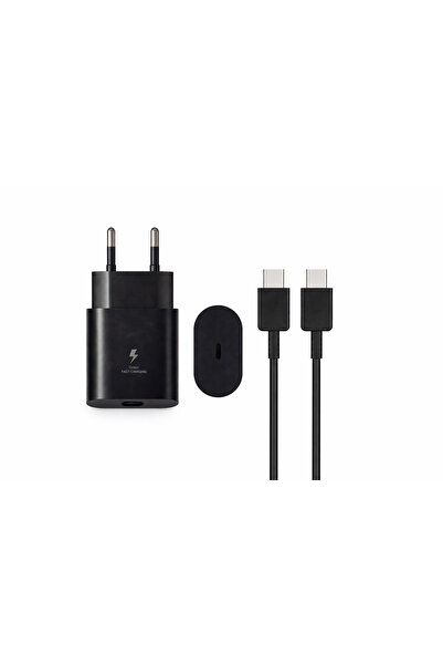 OEM 25W PD USB-C Fast Charger + USB-C to USB-C 3A Cable, Compatible with Sams...