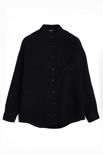 Tudors Ženska Oversize kroj ležerna kroj dugih rukava jednobojna Viskoza pako...