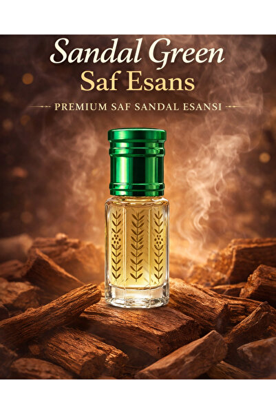 SUFİ TESBİH & ESANS VE HEDİYELİK Sandal Green Esansı 3 ML – Yoğun ve Kalıcı S...