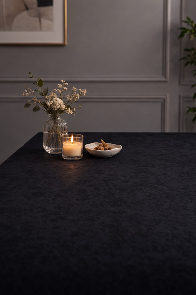 Elen's Velvet D Textured Dertsiz m Tablecloth Economic Elegant for the Kitche...