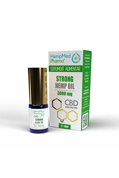Hempmed Pharma Ulei de cânepă puternic – 3000 mg – 10ml