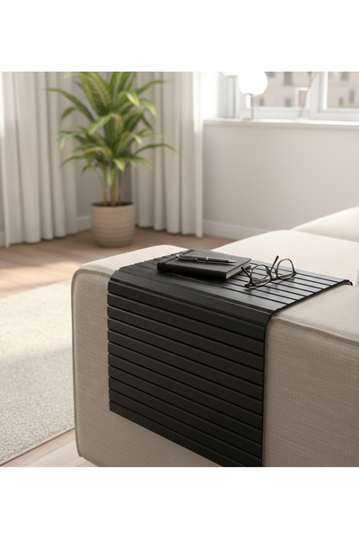 moontime alaçatı Pratik ve şık Katlanır Kolçak Tepsisi, Koltuk Kenarı için id...