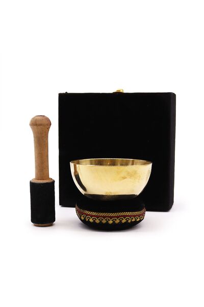 AW Gifts Set cadou cu bol cântător tibetan - 9 cm