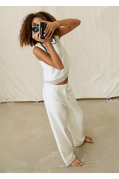 MAYORAL Pantaloni brodați pentru fete