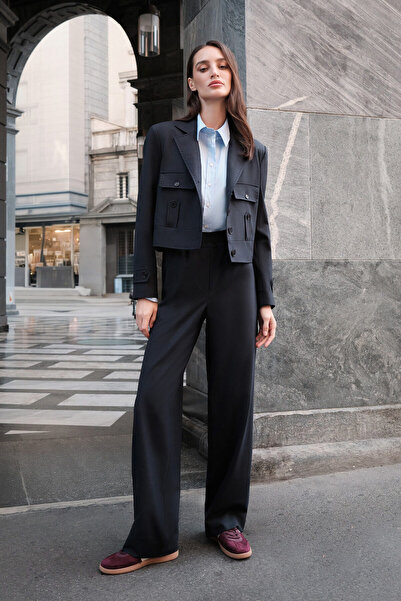 Dahlia Bianca Miranda Wool Trousers