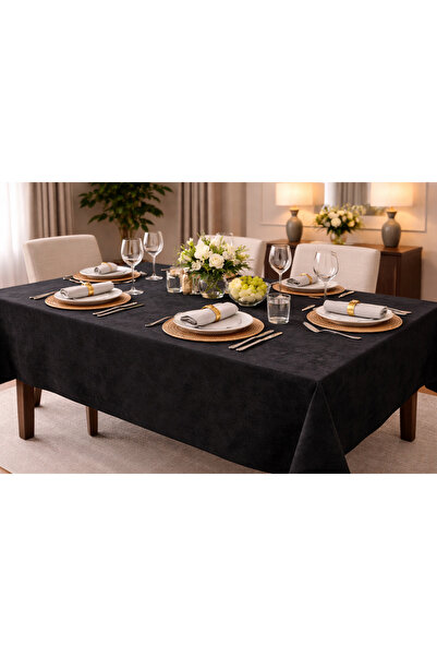 Elen's Velvet D Textured Dertsiz m Tablecloth Economic Elegant for the Kitche...
