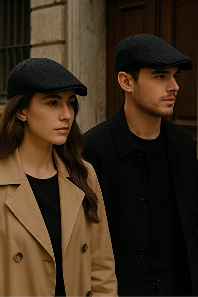 Mollycrush Unisex Black Straw Cap Hat |   Summer Breathable Knitted Italian S...