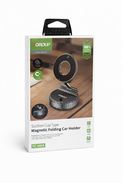 OEM Suport auto Alb cu magnet puternic si prindere cu ventuza, compatibil cu ...