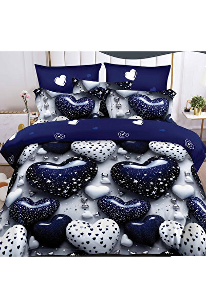 OEM Duvet Cover Set for double bed 2 people, 6 pieces, JHN, Finet, DREAM-2252