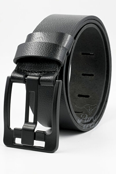 Parscraft Prava koža Muške Kaiš sportske farmerke sa širokim kopčama 4,5 cm K...