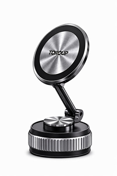 OEM Suport auto Alb cu Magnet puternic si Ventuza, rotire 360 grade