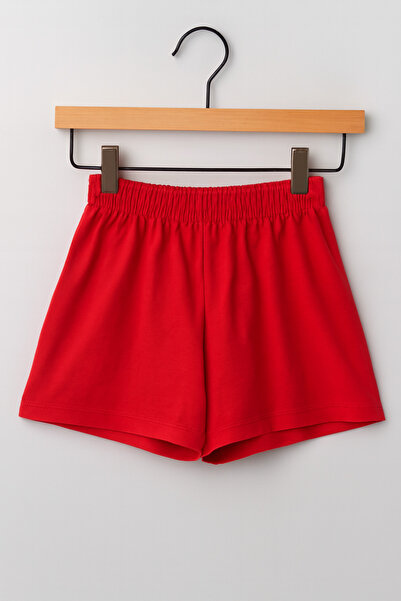 mb kids Renkli Düz Basic Rahat Çocuk Şort