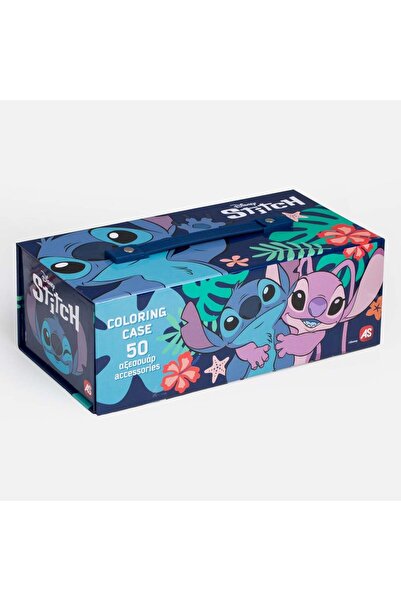 OEM Set de Colorat in Valiza din Carton Disney Stitch - AS