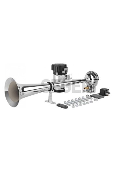 Seger Havalı Korna Krom Borulu Marin Tekne Karnası - 12v