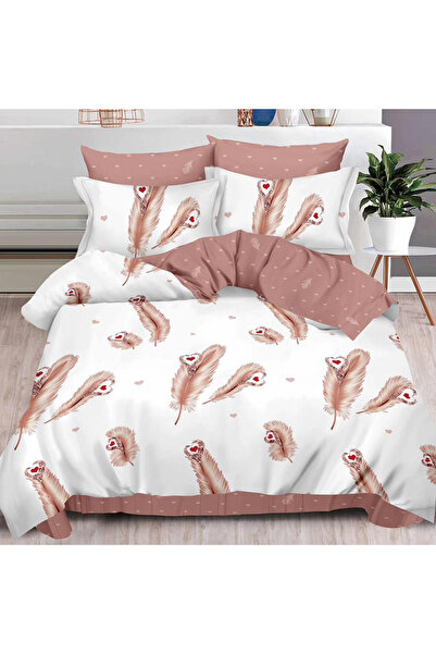 OEM Duvet Cover Set for double bed 2 people, 6 pieces, JHN, Finet, DREAM-2347