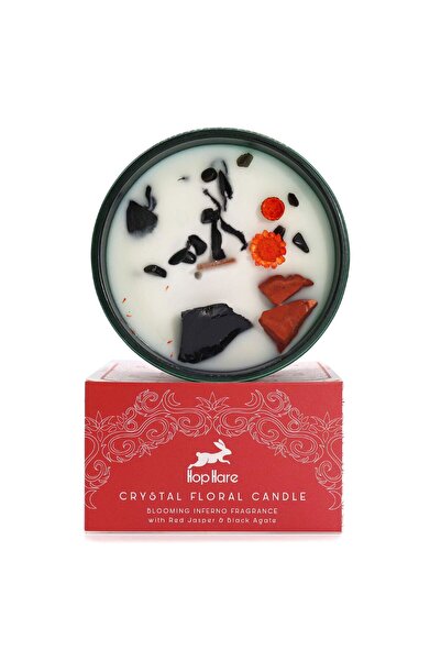 AW Gifts Magic Candle with Flowers and Crystals - Devil