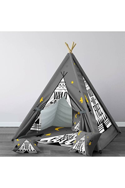 instababyrooms Çocuk Oyun Çadırı Tipi ı, Doğa Dijital Baskılı