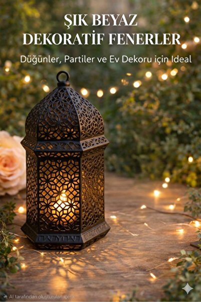 Nicomedia Şık Dekoratif Fener & Mumluk 3D Baskı