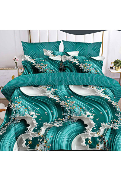 OEM Duvet Cover Set for double bed 2 people, 6 pieces, JHN, Finet, DREAM-2244