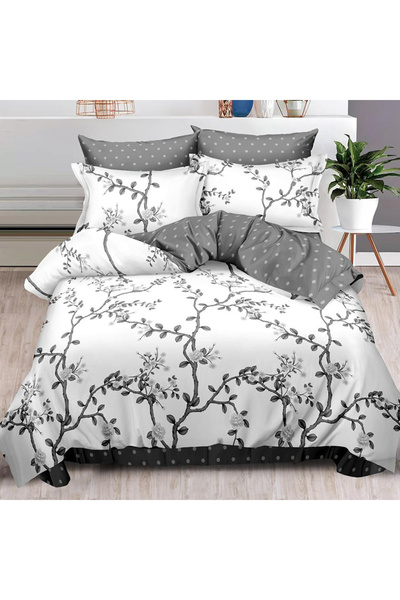 OEM Lenjerie de pat pentru pat dublu 2 persoane, 6 piese, JHN, Finet, DREAM-2336