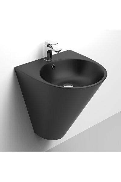 CELESTA Lavoar de baie suspendat Egea 48x58x52.5 cm negru mat