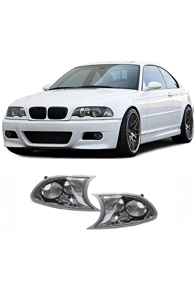 X POWER TUNİNG bmw e46 coupe 2001-2003 krom far yanı sinyal